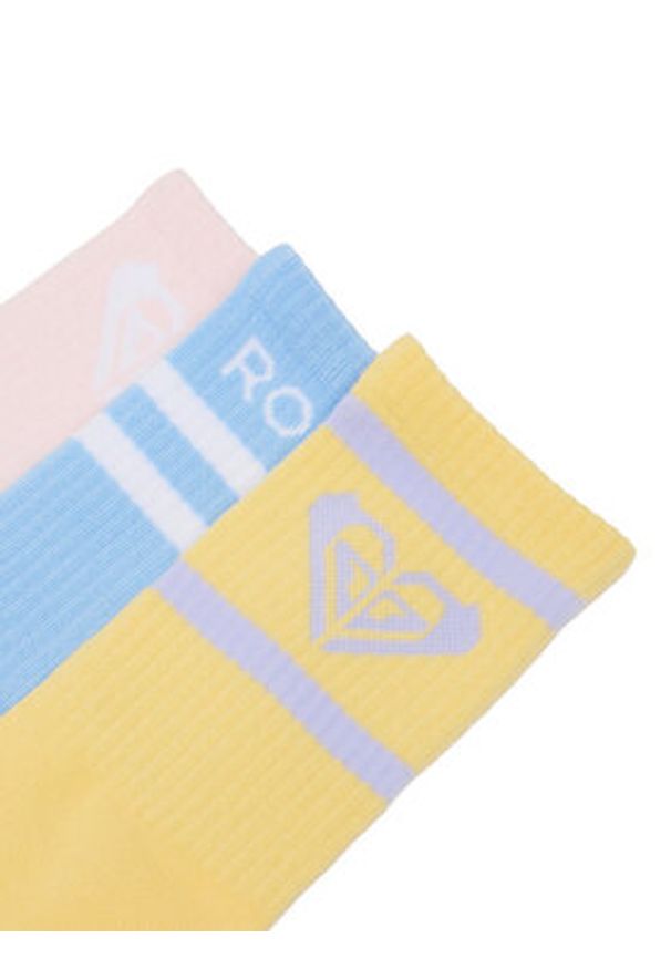 Roxy Skarpety CEO_AS_ROXY_11_W_AW25 (3-PACK) Kolorowy. Materiał: materiał, bawełna. Wzór: kolorowy