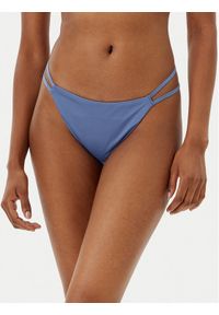 Calvin Klein Swimwear Dół od bikini KW0KW02828 Niebieski. Kolor: niebieski. Materiał: syntetyk