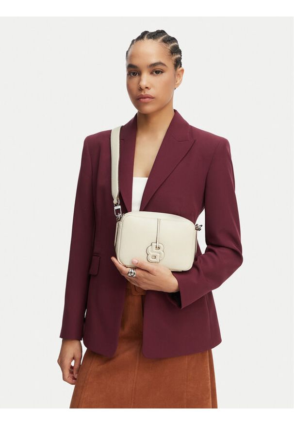 Hugo - HUGO Torebka Anett BB 50563159 Biały. Kolor: biały. Materiał: skórzane