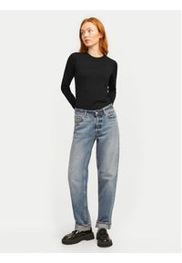JJXX Bluzka Celine 12258414 Czarny Slim Fit. Kolor: czarny. Materiał: bawełna