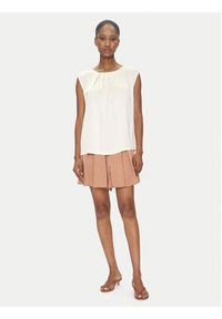 ViCOLO Bluzka TD0763 Écru Regular Fit. Materiał: syntetyk