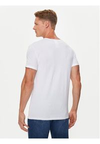 VERSACE - Versace Komplet 2 t-shirtów AU10193 1A10011 Biały Slim Fit. Kolor: biały. Materiał: bawełna #7