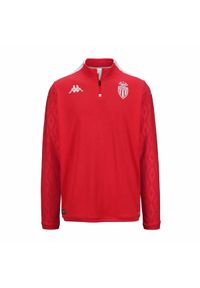 Kappa - Kurtka z dresu AS Monaco Ablas Pro 8 2024/25. Kolor: wielokolorowy, biały, czerwony. Materiał: dresówka. Sport: piłka nożna #1