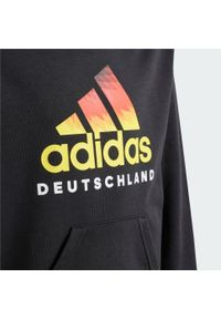 Adidas - Bluza z kapturem Germany Kids. Typ kołnierza: kaptur. Kolor: czarny. Materiał: materiał