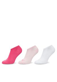 Zestaw 3 par niskich skarpet unisex Puma. Kolor: różowy