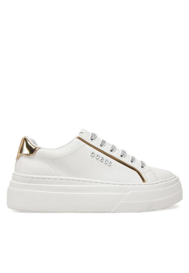 Guess Sneakersy FLJMRI ELE12 Biały. Kolor: biały. Materiał: skóra