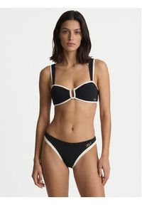 Karl Lagerfeld - KARL LAGERFELD Dół od bikini B2W46023 Czarny. Kolor: czarny. Materiał: syntetyk #4