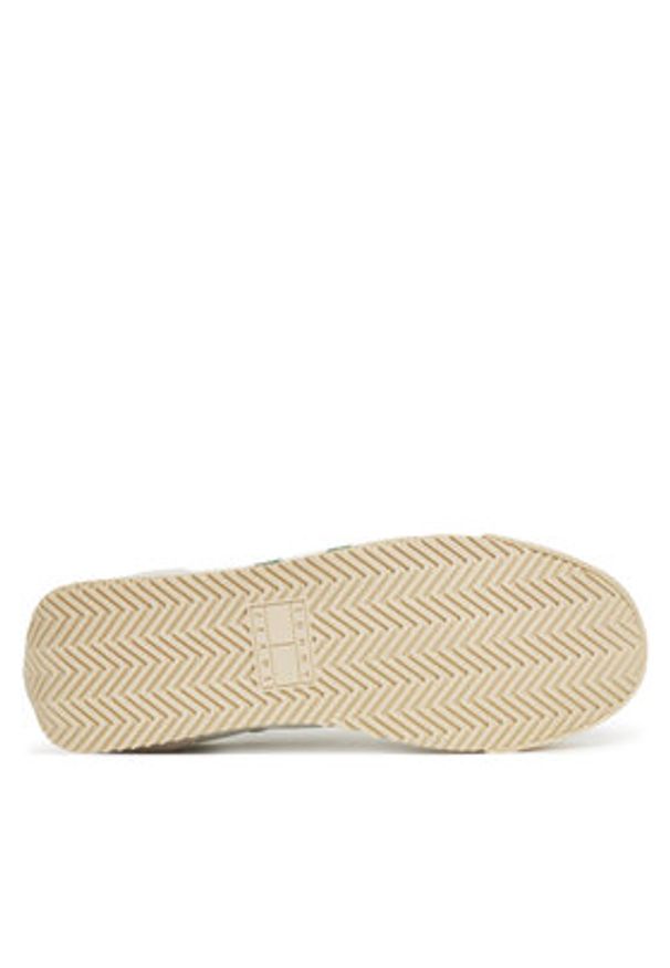 Tommy Jeans Sneakersy Tjw Low Profile Runner EN0EN02742 Biały. Kolor: biały. Materiał: zamsz, skóra
