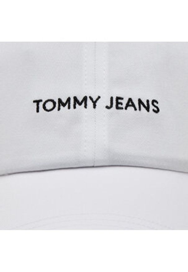 TOMMY HILFIGER - Tommy Hilfiger Czapka z daszkiem Linear Logo AM0AM12024 Biały. Kolor: biały. Materiał: bawełna