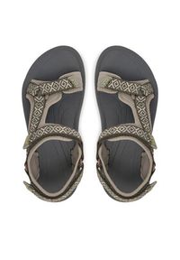 Jack Wolfskin Sandały Wave Breaker 4050291 Brązowy. Kolor: brązowy. Materiał: materiał #4