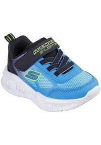 skechers - Adidasy Skechers Meteor-ligh, Dzieci. Okazja: na co dzień. Kolor: niebieski. Materiał: materiał #1