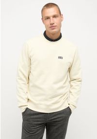 Mustang - MĘSKA BLUZA MUSTANG Ben Crewneck White Asparagus 1014511 3000 #1