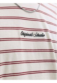 Jack & Jones T-Shirt Norrebro Stripe 12291021 Écru Regular Fit. Kolor: kremowy. Materiał: bawełna #2