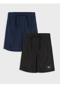 Sinsay - Szorty sportowe 2 pack Active - czarny. Kolor: czarny. Styl: sportowy