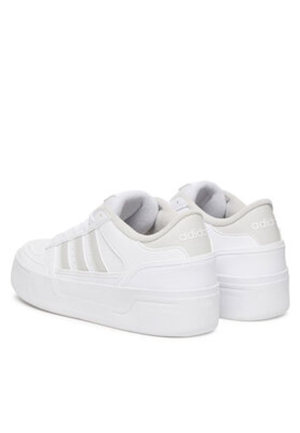 Adidas - adidas Sneakersy Break Start Bold JP7524 Biały. Kolor: biały. Materiał: skóra