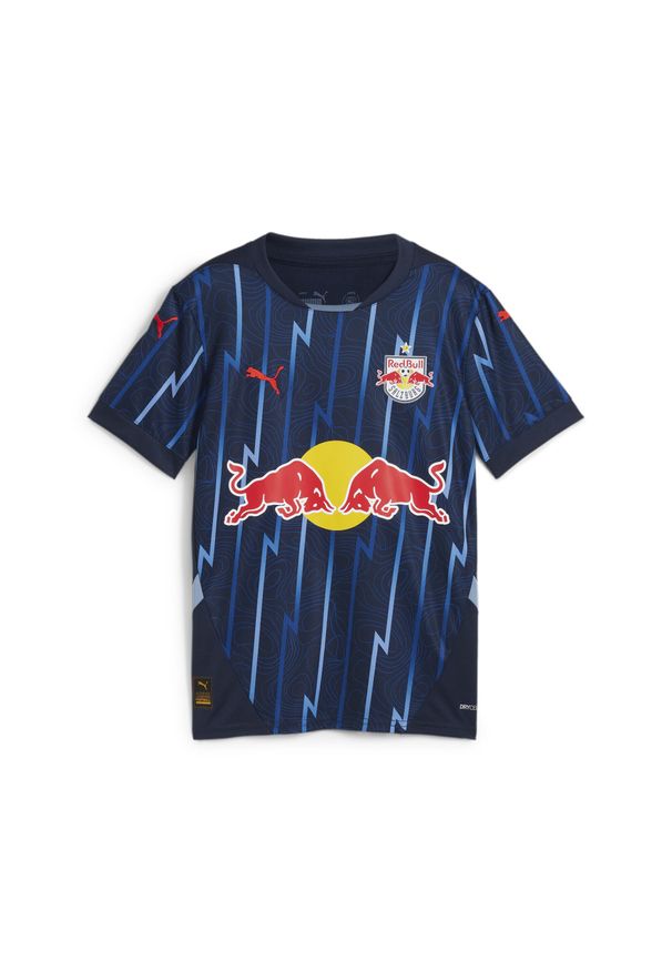 Puma - Młodzieżowa koszulka wyjazdowa FC Red Bull Salzburg 24/25 PUMA. Kolor: czerwony, niebieski, wielokolorowy