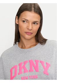 DKNY Sport Bluza DP4T9944 Szary Loose Fit. Kolor: szary. Materiał: bawełna, syntetyk. Styl: sportowy #3