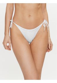 Guess Dół od bikini E4GO06 KC5Z0 Biały. Kolor: biały. Materiał: syntetyk