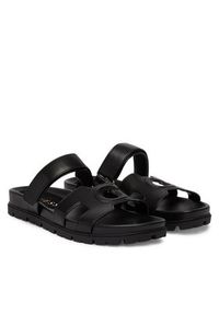 Guess Klapki FLJFAS ELE03 Czarny. Kolor: czarny. Materiał: skóra #4