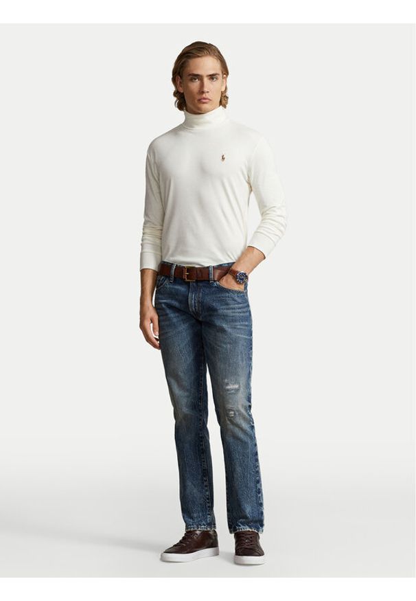 Polo Ralph Lauren Golf 710760126002 Écru Regular Fit. Typ kołnierza: polo, golf. Materiał: bawełna
