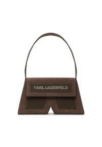 Karl Lagerfeld - KARL LAGERFELD Torebka 230W3177 Brązowy. Kolor: brązowy. Materiał: skórzane, zamszowe