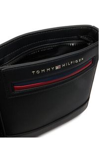 TOMMY HILFIGER - Tommy Hilfiger Saszetka Th Foundation Mini Crossover AM0AM14157 Czarny. Kolor: czarny. Materiał: skóra #4