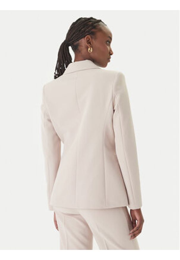 Rinascimento Marynarka CFC0128642003 Beżowy Regular Fit. Kolor: beżowy. Materiał: syntetyk