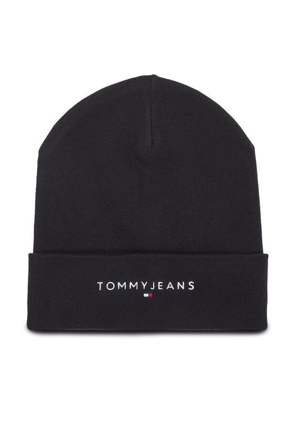 Tommy Jeans Czapka AW0AW16783 Czarny. Kolor: czarny. Materiał: materiał, bawełna