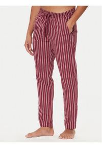 United Colors of Benetton - United Colors Of Benetton Spodnie piżamowe 4MYG4F00D Bordowy Regular Fit. Kolor: czerwony. Materiał: bawełna #1