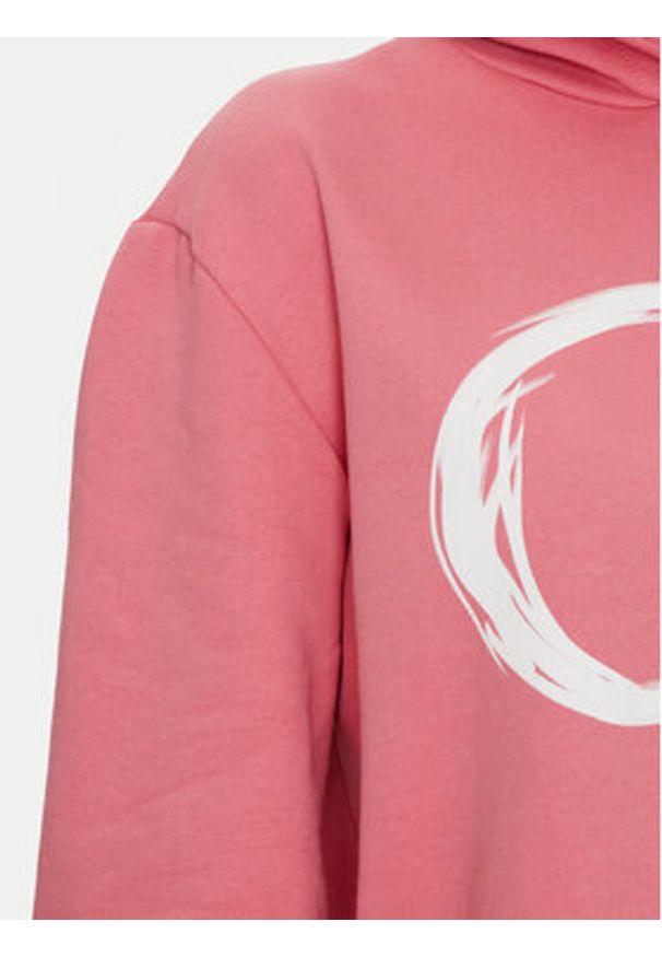 Guess Bluza Sara V4YQ00 K68I4 Różowy Relaxed Fit. Kolor: różowy. Materiał: bawełna