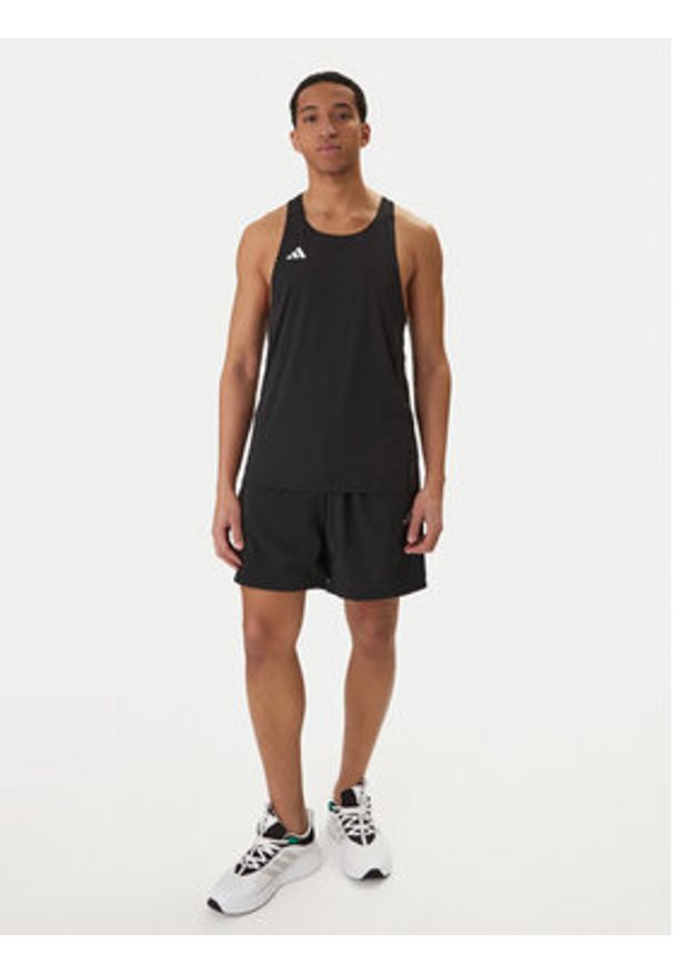 Adidas - adidas Koszulka techniczna Adizero Essentials IM8586 Czarny Slim Fit. Kolor: czarny. Materiał: syntetyk