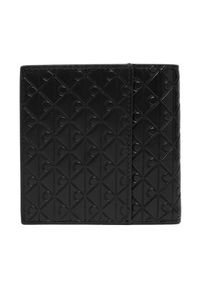 Calvin Klein Portfel Embossed Emblem Trifold LV04D1145G Czarny. Kolor: czarny. Materiał: skóra #3