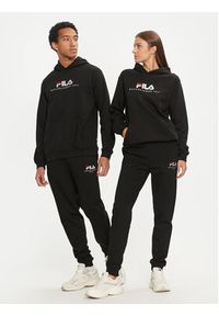 Fila Spodnie dresowe Unisex Bovrup FAU0146 Czarny Regular Fit. Kolor: czarny. Materiał: bawełna #4