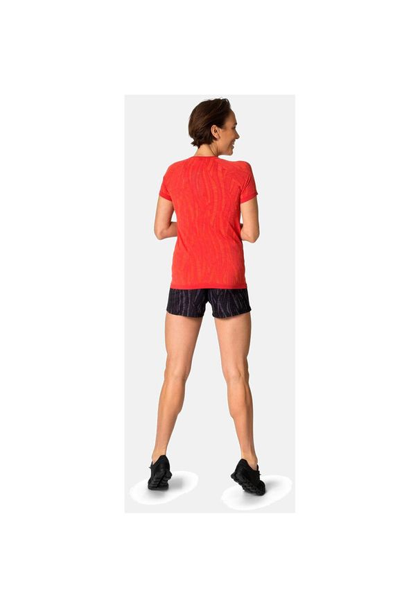 Koszulka do biegania damska Odlo T-shirt ZEROWEIGHT CERAMIC. Kolor: czerwony