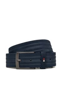 TOMMY HILFIGER - Pasek Męski Tommy Hilfiger. Kolor: niebieski #1