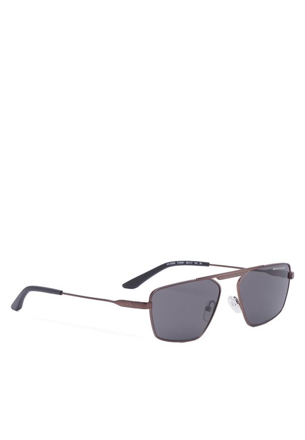 Okulary przeciwsłoneczne Armani Exchange. Kolor: brązowy
