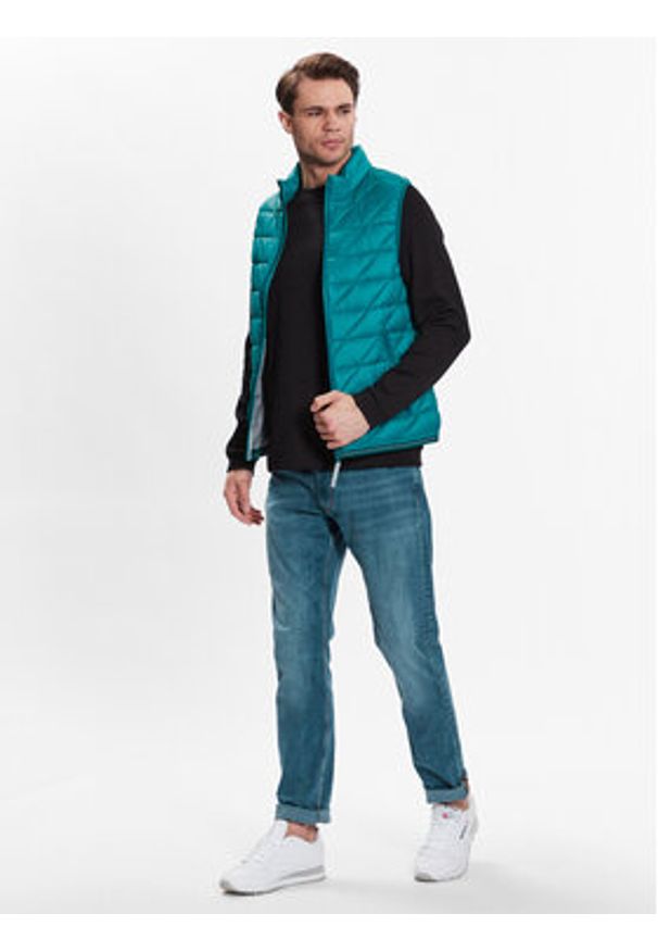 s.Oliver Kamizelka 2125741 Zielony Regular Fit. Kolor: zielony. Materiał: syntetyk