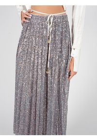 Patrizia Pepe Spódnica | 8G0272/A022 | Kobieta | Różowy, Fioletowy. Okazja: na co dzień. Kolor: fioletowy, wielokolorowy, różowy. Materiał: poliamid, elastan. Wzór: aplikacja. Sezon: lato. Styl: klasyczny, casual, elegancki #2