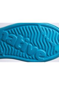 Buty Native Jefferson Bloom Jr 12100148-4166 niebieskie. Nosek buta: okrągły. Kolor: niebieski. Materiał: guma. Wzór: ażurowy #5