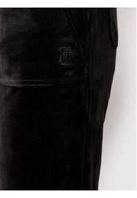 Juicy Couture Spodnie dresowe Del Ray JCAP180 Czarny Regular Fit. Kolor: czarny. Materiał: syntetyk