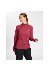 NewLine - Bluza damska 1/2 zip z długim rękawem Newline Phoenix. Kolor: czerwony, różowy, wielokolorowy. Długość rękawa: długi rękaw. Długość: długie