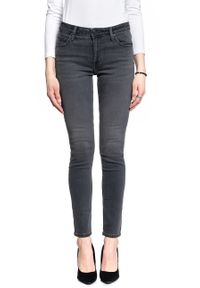 Lee - DAMSKIE SPODNIE JEANSOWE LEE ELLY BLACK FLOW L305CPRW 112105969