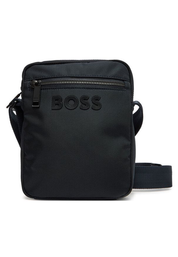 BOSS Saszetka Catch 3.0 NS Zip 50511961 Granatowy. Kolor: niebieski. Materiał: materiał