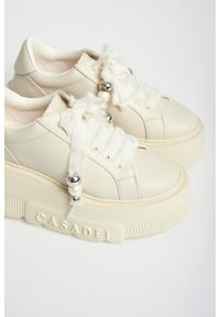 Casadei - Sneakersy damskie skórzane CASADEI. Materiał: skóra #3