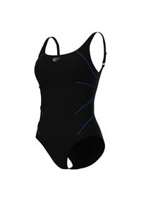 Damski kostium kąpielowy 1-częściowy Arena Jewel R. Kolor: wielokolorowy, niebieski, czarny. Materiał: materiał, nylon #1
