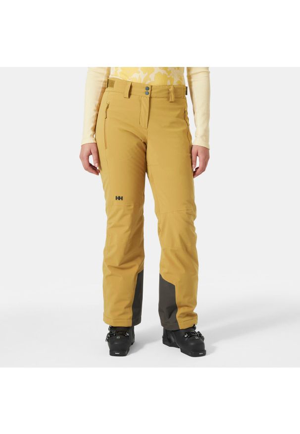 Spodnie narciarskie dla kobiet Helly Hansen Alphelia 2.0. Kolor: brązowy. Sezon: zima. Sport: narciarstwo