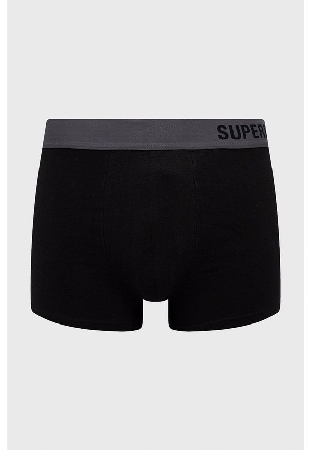 Superdry Bokserki (2-pack) męskie kolor szary. Kolor: szary. Materiał: bawełna