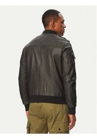 Aeronautica Militare Kurtka skórzana 261PN5055U100839 Czarny Regular Fit. Kolor: czarny. Materiał: skóra #5