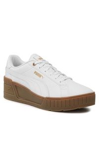 Puma Sneakersy Karmen Wedge 390985 Biały. Kolor: biały. Materiał: skóra