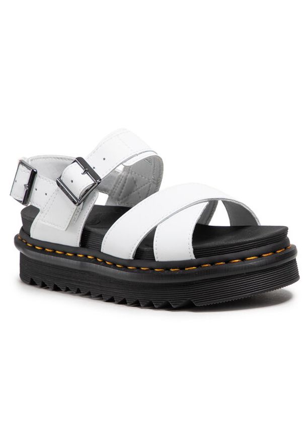 Dr. Martens Sandały Voss II 26799100 Biały. Kolor: biały. Materiał: skóra